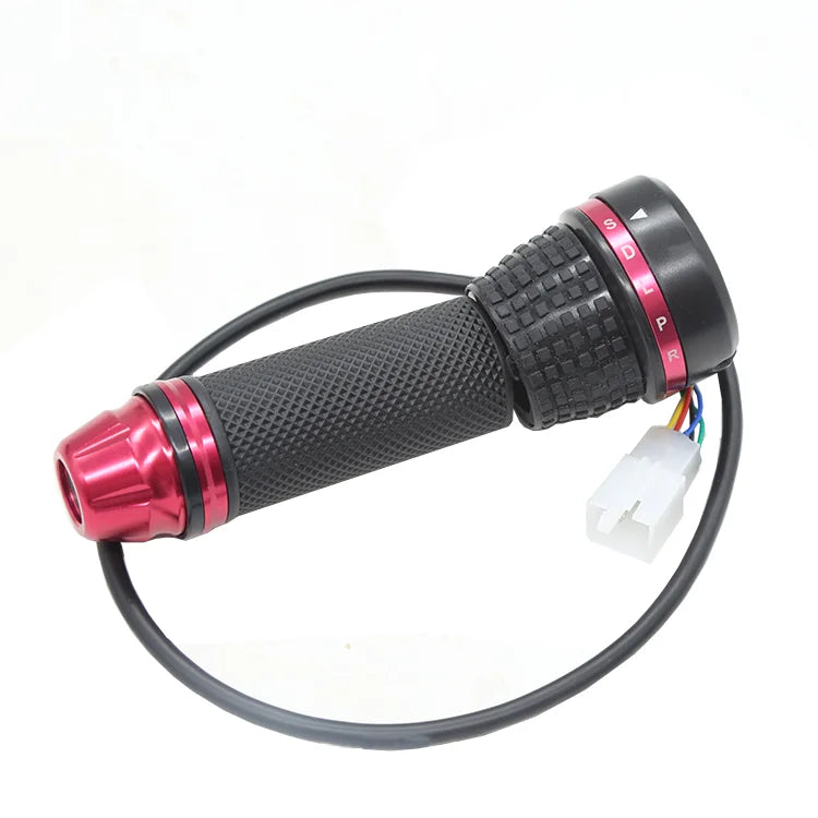 Electric Motorcycle Modified Red SDPLR Rotary Switch Monkey Red Handle with Three-speed Reversing Rotary Switch Handle