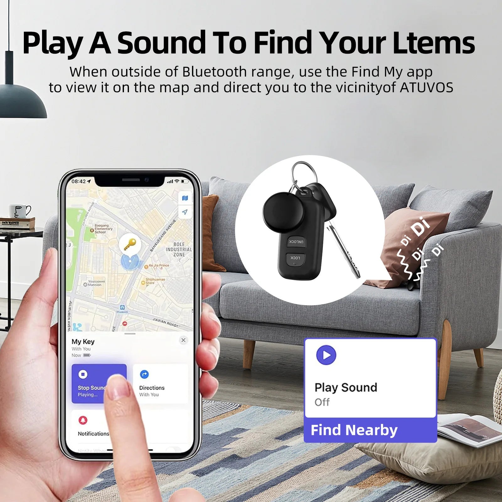 Trending New Electronic Wireless Key Finder Locator Pet Kids Tracking Device for IOS Find My Smart Tag Portable Mini GPS Tracker