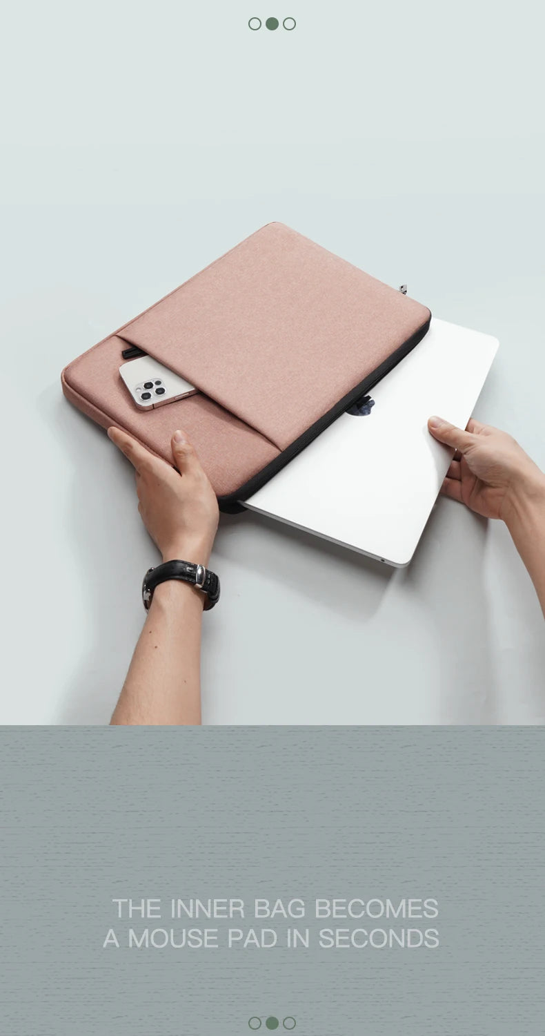 Laptop Case Bag 13 14 15.4 15.6 inch Carrying Sleeve For Macbook Air Pro M1 13.3 Cover Huawei Xiaomi HP Lenovo Shell Accessories