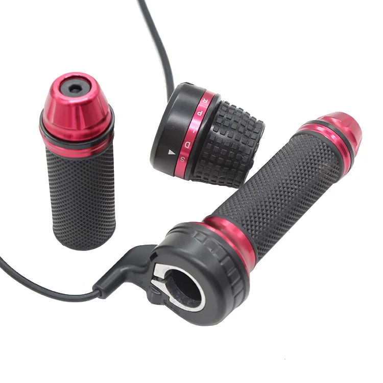 Electric Motorcycle Modified Red SDPLR Rotary Switch Monkey Red Handle with Three-speed Reversing Rotary Switch Handle