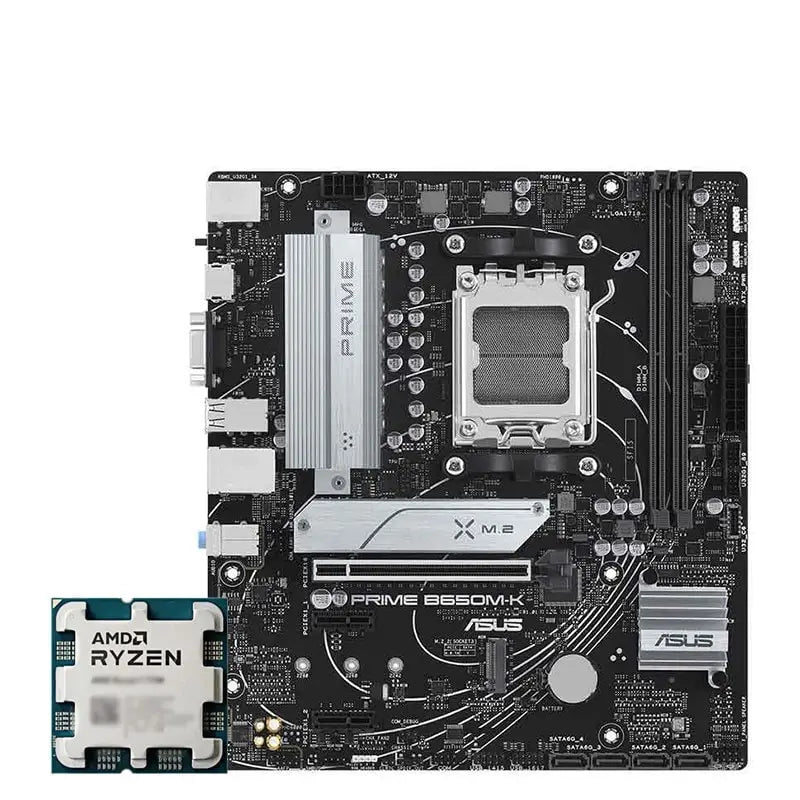 AMD Ryzen 7 7800X3D + ASUS TUF B650M/ASUS ROG B850M Motherboard Combo | High-Performance AM5 Gaming Kit with PCIe 5.0 DDR5