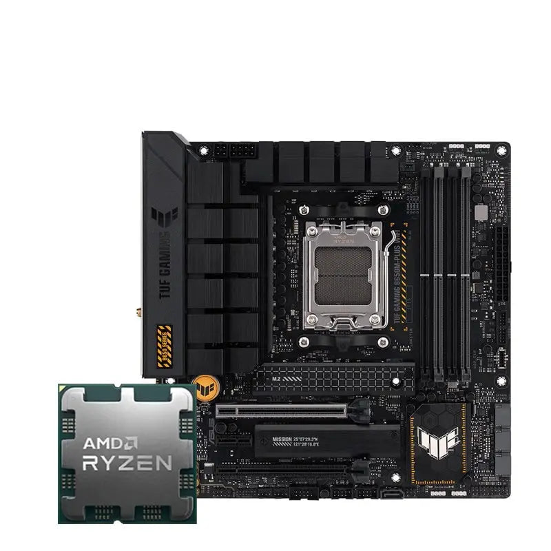 AMD Ryzen 7 7800X3D + ASUS TUF B650M/ASUS ROG B850M Motherboard Combo | High-Performance AM5 Gaming Kit with PCIe 5.0 DDR5