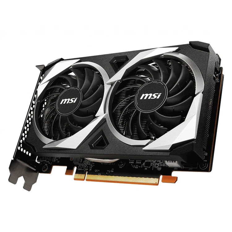 MSI Radeon RX 6500 XT MECH 2X 4G OC Used Gaming Graphic Card with GDDR6 64-bit Memory Supports 1080P Gaming RX 6700XT 6800XT GPU