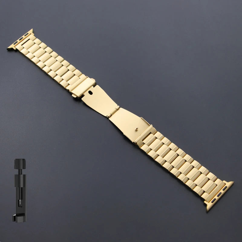 Stainless Steel Strap for Apple Watch Band 46mm 49mm 40/44mm 42mm 41m/45mm Metal Bracelet IWatch Ultra2 Series 10 9 8 7 SE 6 5 4