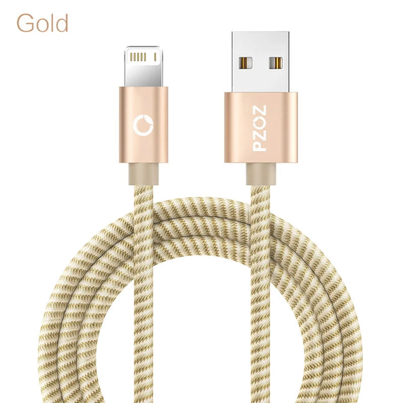 PZOZ 2m 3m Usb Cable For iPhone 14 13 12 11 pro max Xs Xr X SE 8 7 6s plus ipad air mini fast charging cable For iphone charger