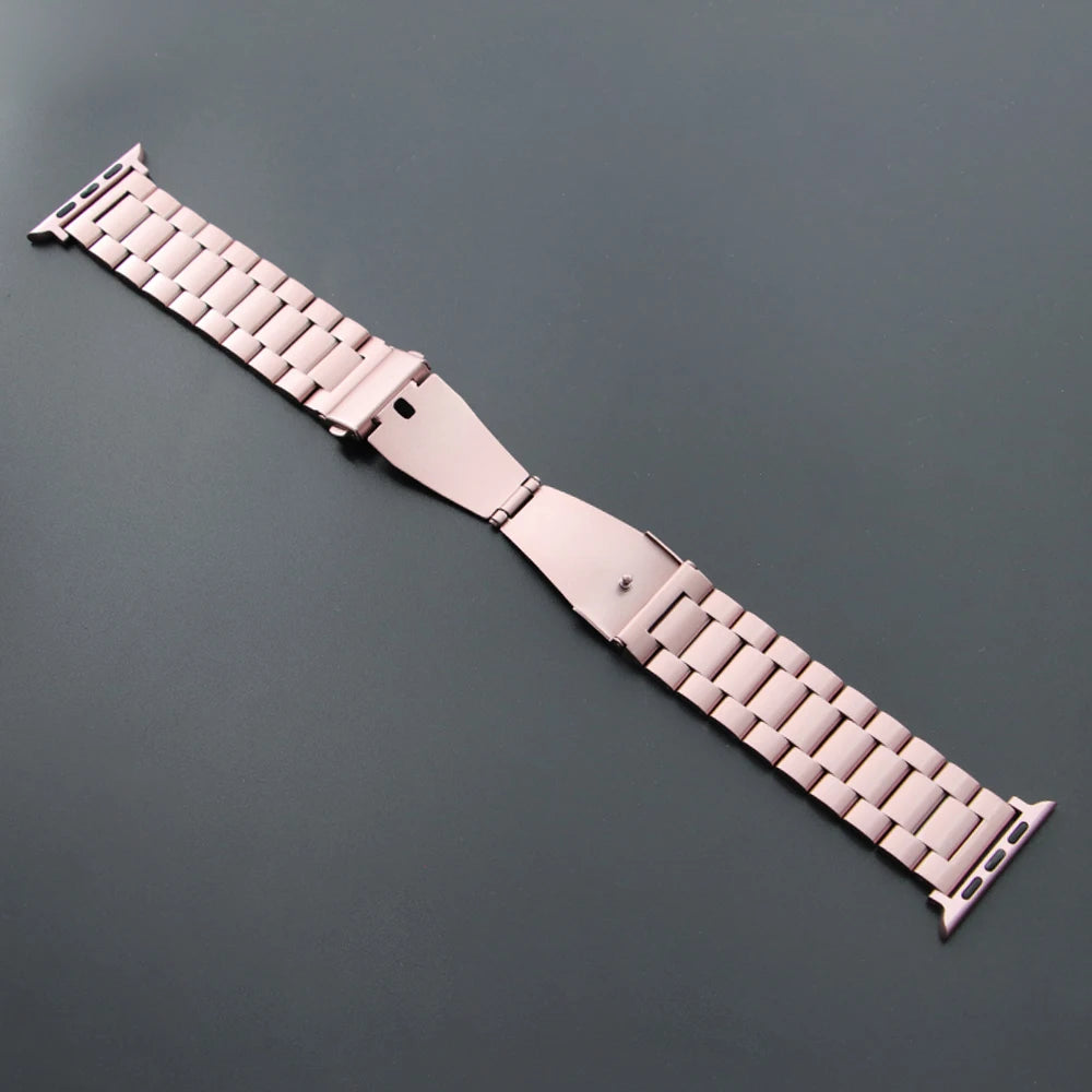 Stainless Steel Strap for Apple Watch Band 46mm 49mm 40/44mm 42mm 41m/45mm Metal Bracelet IWatch Ultra2 Series 10 9 8 7 SE 6 5 4