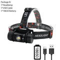 BORUiT RJ-020 LED Induction Headlamp 1000LM Motion Sensor Headlight 18650 Rechargeable Head Torch Camping Hunting Flashlight