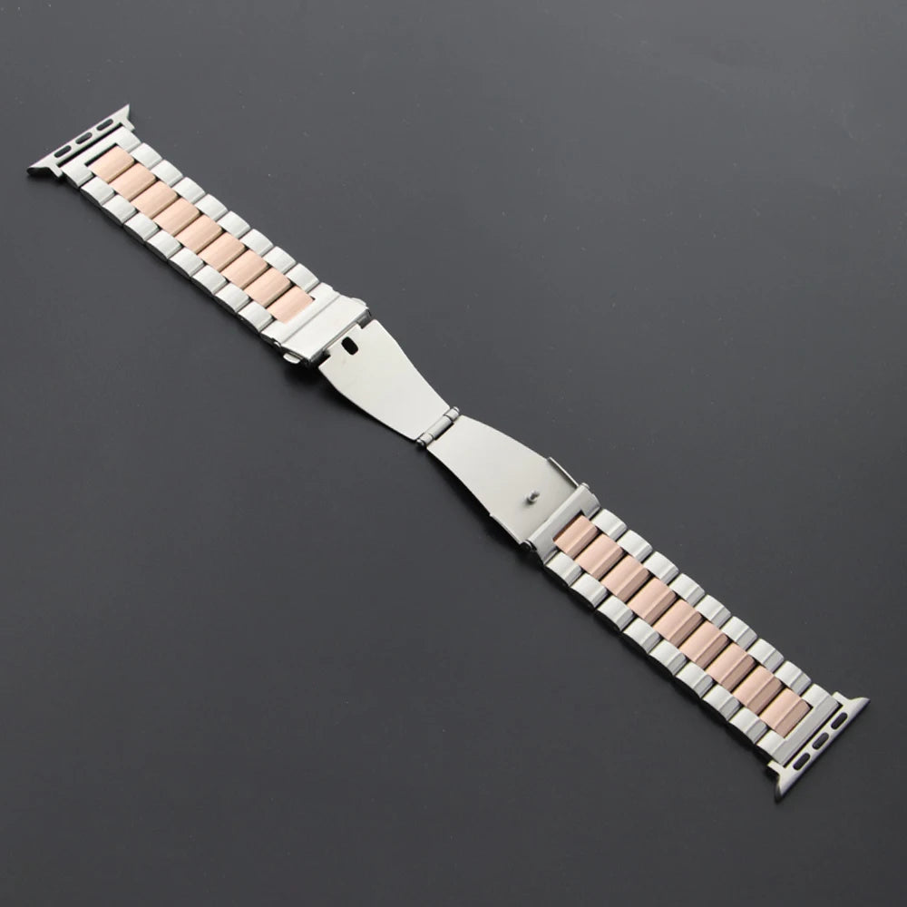 Stainless Steel Strap for Apple Watch Band 46mm 49mm 40/44mm 42mm 41m/45mm Metal Bracelet IWatch Ultra2 Series 10 9 8 7 SE 6 5 4
