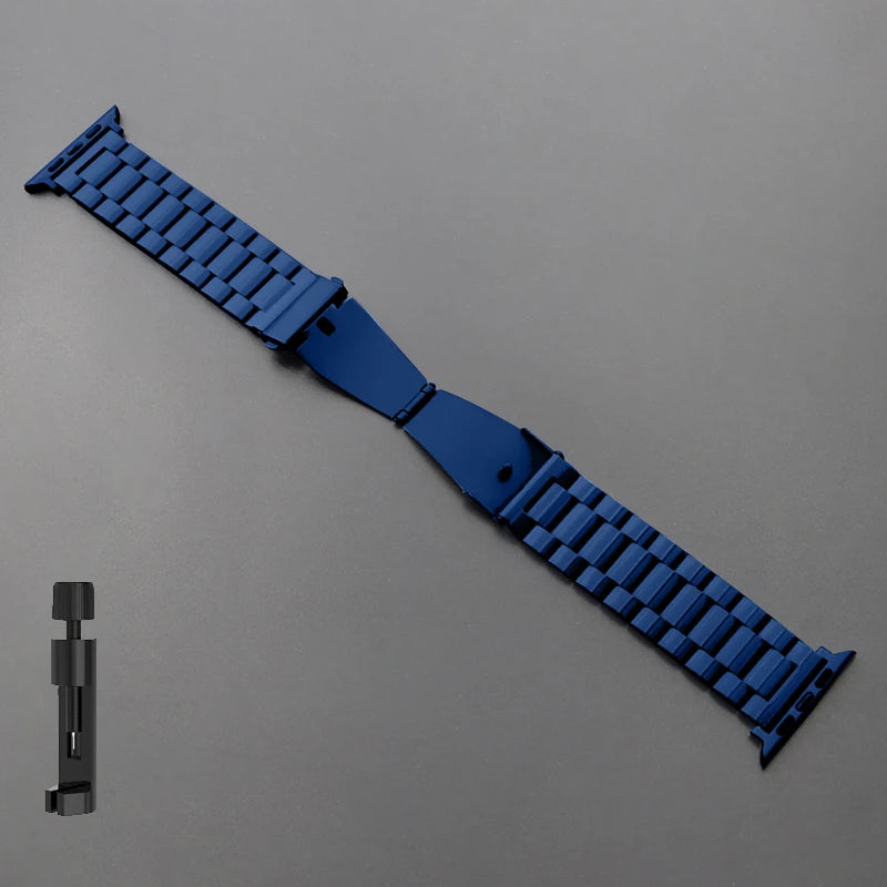 Stainless Steel Strap for Apple Watch Band 46mm 49mm 40/44mm 42mm 41m/45mm Metal Bracelet IWatch Ultra2 Series 10 9 8 7 SE 6 5 4