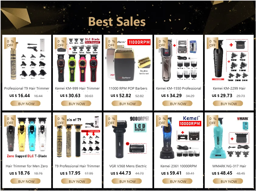 for T9 1/2/3/6/9/12 mm Professional Hair Trimmer Limit Comb Universal Guards Hairdresser Hair Cutting Guide Barber Accesories