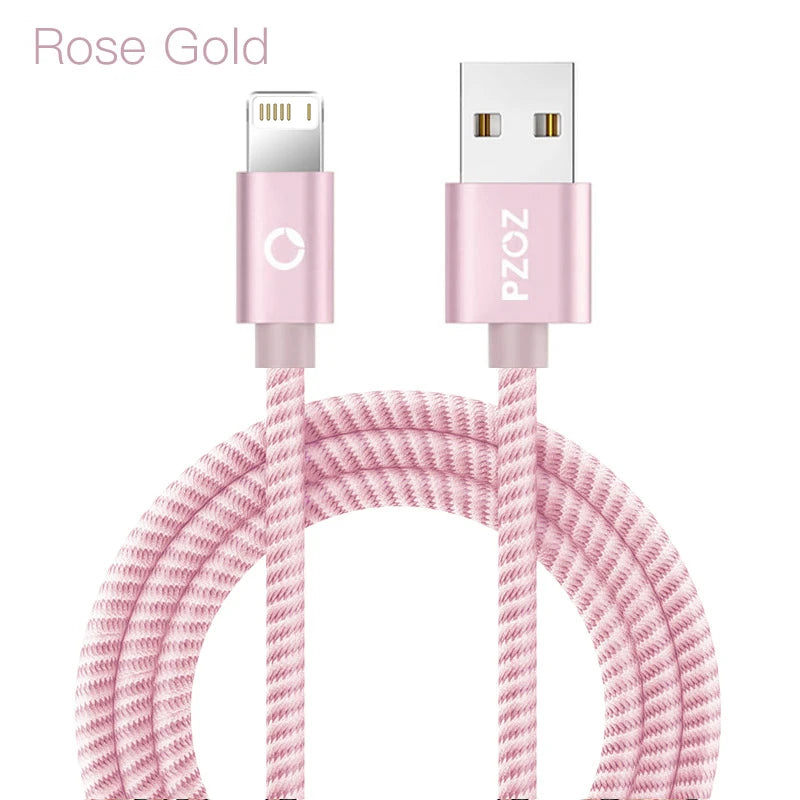 PZOZ 2m 3m Usb Cable For iPhone 14 13 12 11 pro max Xs Xr X SE 8 7 6s plus ipad air mini fast charging cable For iphone charger