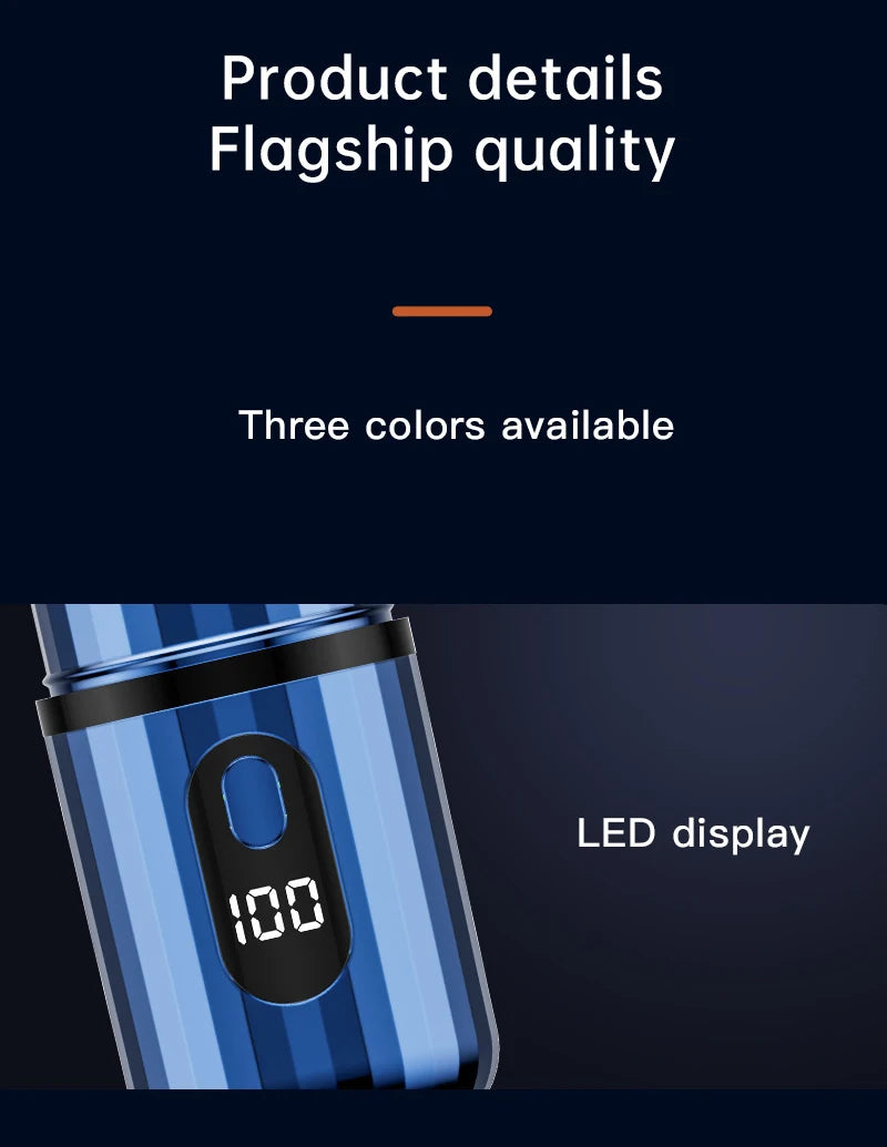 Electric Shaver For Men Capsule Design Travel Home Use Electric Beard Knife USB Rechargeable Pocket Mini Portable Electric Razor