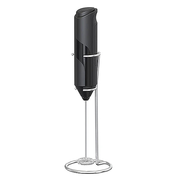 Electric Milk Frother Coffee Maker Handheld Whisk Beater Foam Maker Drink Mixer With Stand Kitchen Milk Coffee Egg Stirring Tool