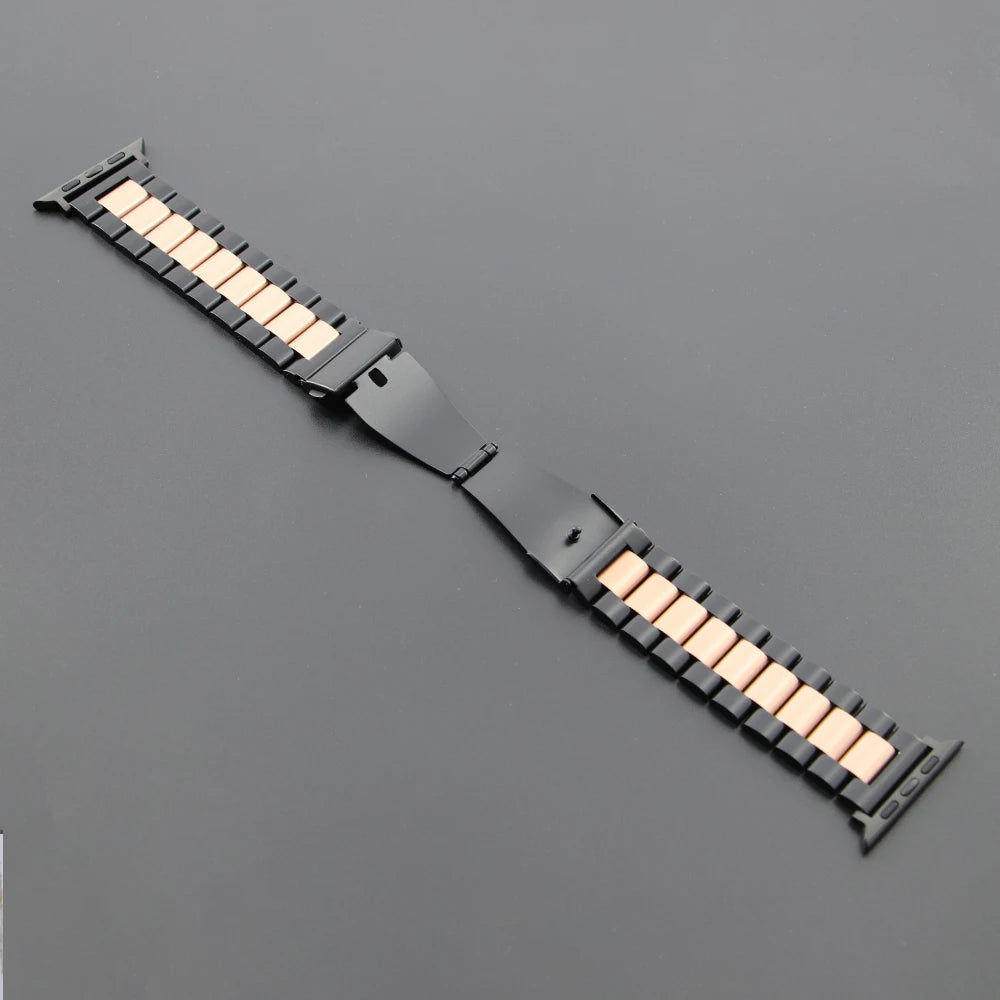 Stainless Steel Strap for Apple Watch Band 46mm 49mm 40/44mm 42mm 41m/45mm Metal Bracelet IWatch Ultra2 Series 10 9 8 7 SE 6 5 4