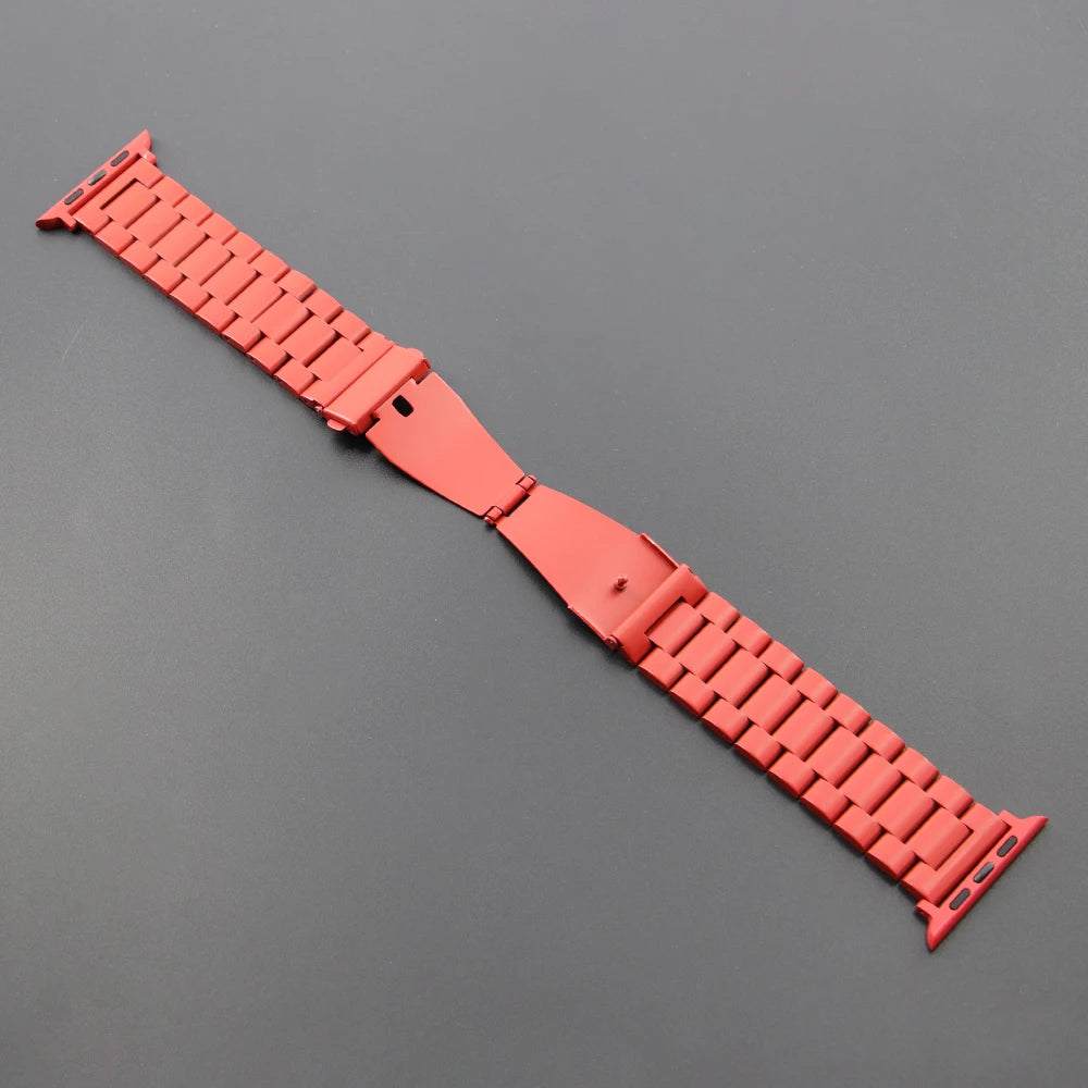 Stainless Steel Strap for Apple Watch Band 46mm 49mm 40/44mm 42mm 41m/45mm Metal Bracelet IWatch Ultra2 Series 10 9 8 7 SE 6 5 4