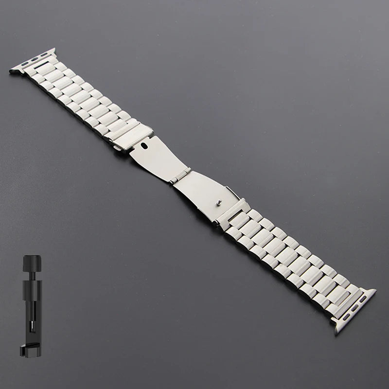 Stainless Steel Strap for Apple Watch Band 46mm 49mm 40/44mm 42mm 41m/45mm Metal Bracelet IWatch Ultra2 Series 10 9 8 7 SE 6 5 4