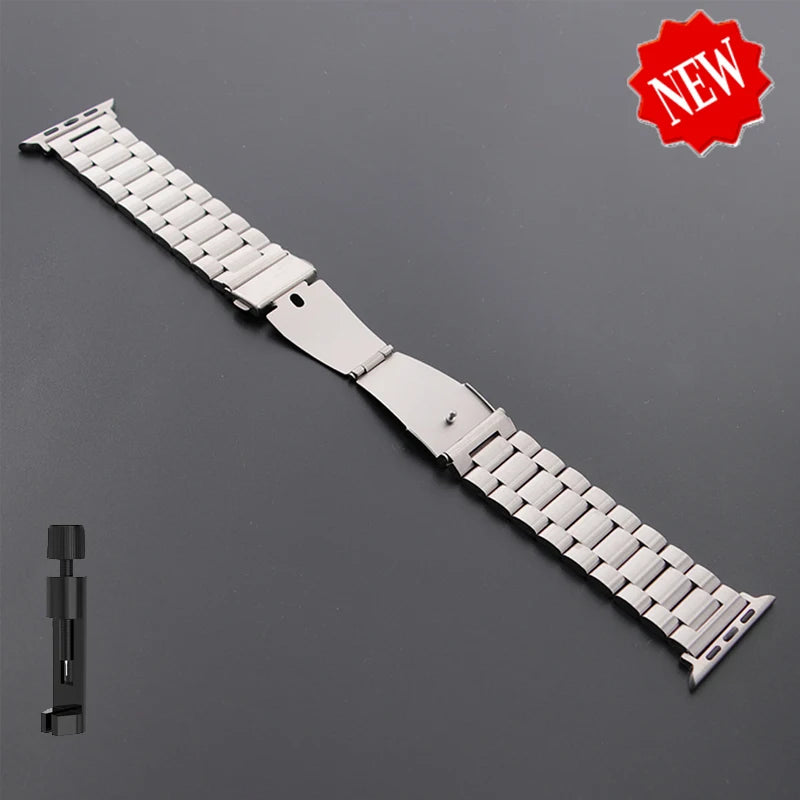 Stainless Steel Strap for Apple Watch Band 46mm 49mm 40/44mm 42mm 41m/45mm Metal Bracelet IWatch Ultra2 Series 10 9 8 7 SE 6 5 4