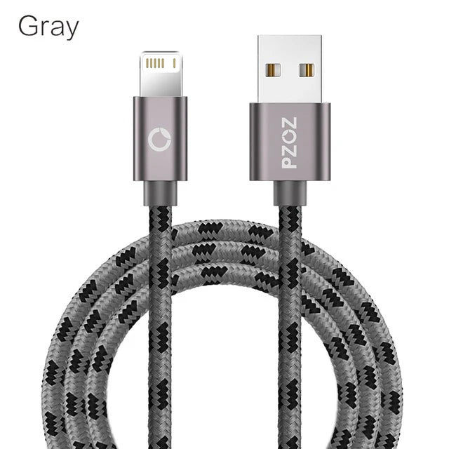 PZOZ 2m 3m Usb Cable For iPhone 14 13 12 11 pro max Xs Xr X SE 8 7 6s plus ipad air mini fast charging cable For iphone charger