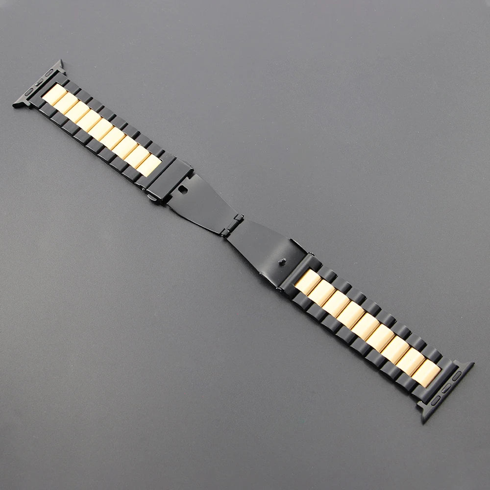 Stainless Steel Strap for Apple Watch Band 46mm 49mm 40/44mm 42mm 41m/45mm Metal Bracelet IWatch Ultra2 Series 10 9 8 7 SE 6 5 4