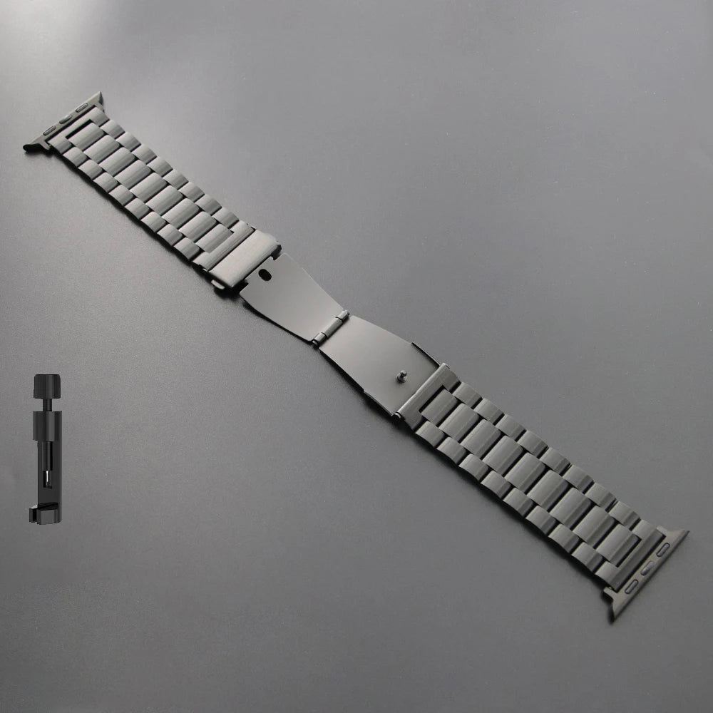 Stainless Steel Strap for Apple Watch Band 46mm 49mm 40/44mm 42mm 41m/45mm Metal Bracelet IWatch Ultra2 Series 10 9 8 7 SE 6 5 4
