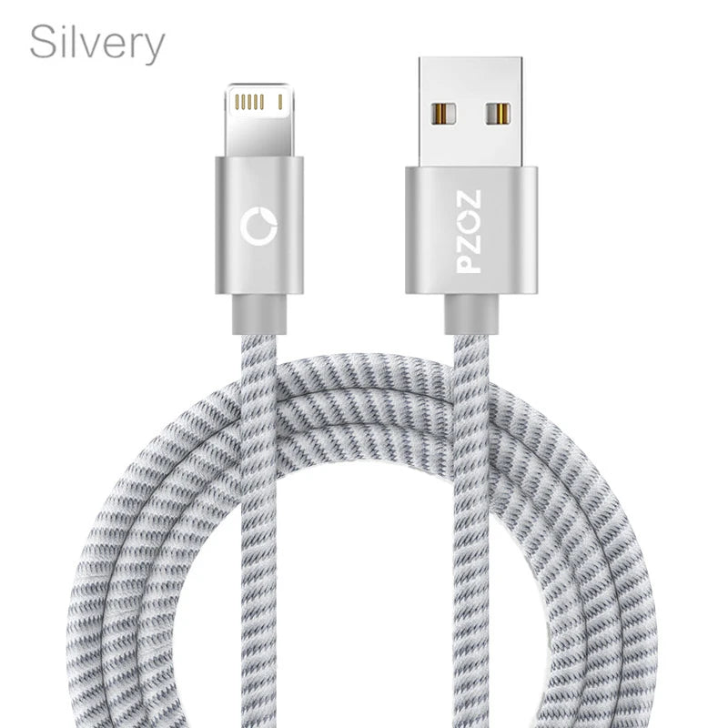 PZOZ 2m 3m Usb Cable For iPhone 14 13 12 11 pro max Xs Xr X SE 8 7 6s plus ipad air mini fast charging cable For iphone charger