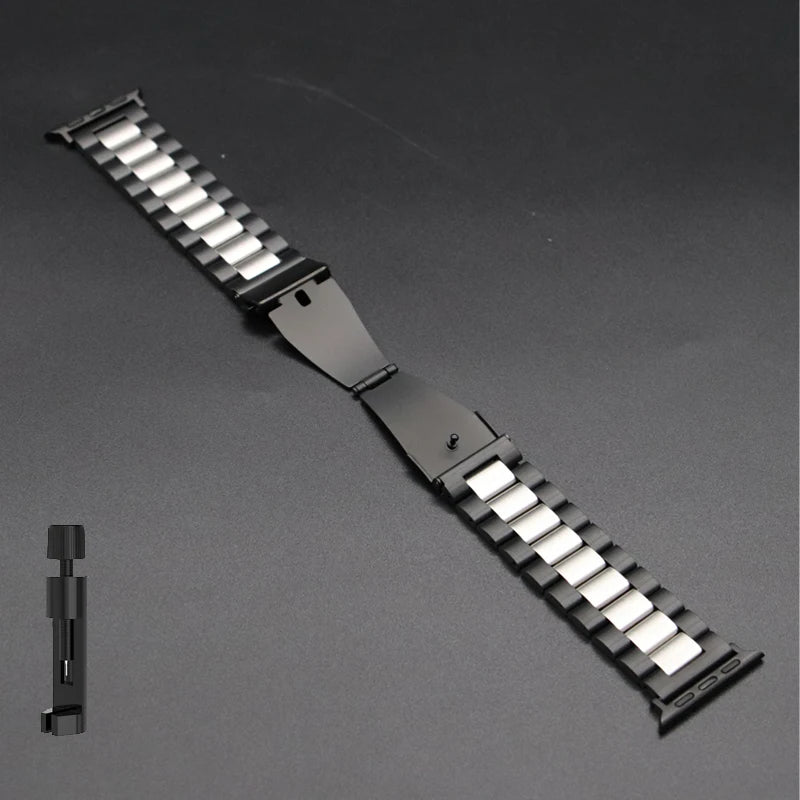Stainless Steel Strap for Apple Watch Band 46mm 49mm 40/44mm 42mm 41m/45mm Metal Bracelet IWatch Ultra2 Series 10 9 8 7 SE 6 5 4
